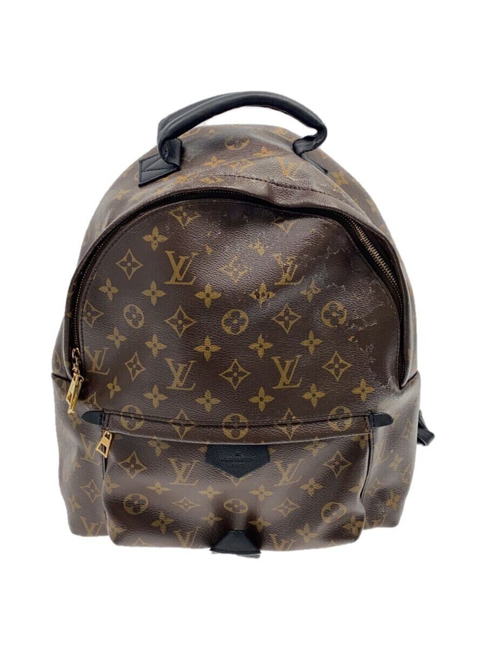 LOUIS VUITTON Palm Springs Backpack Monogram Macassar Brown
